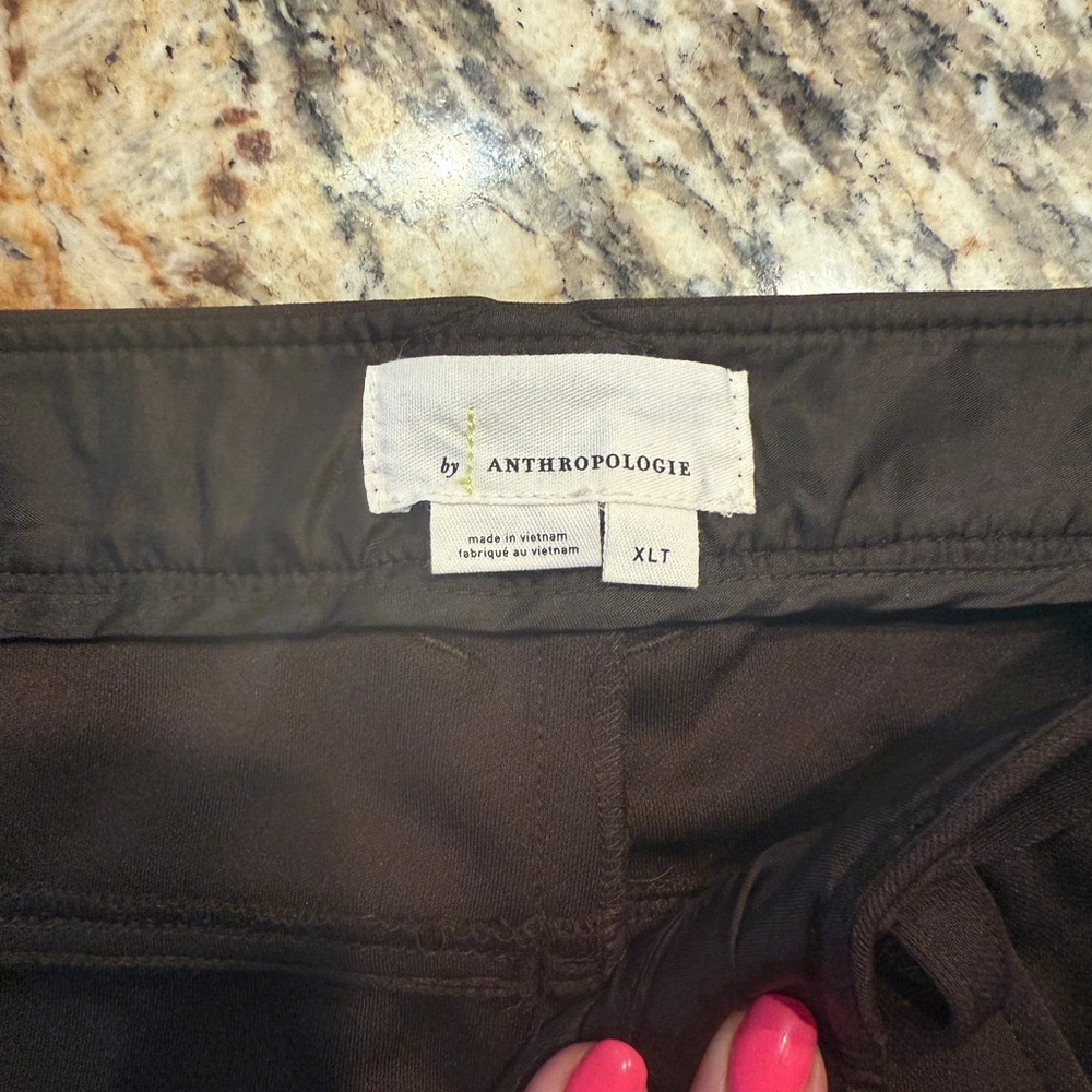 Anthropologie Chocolate Brown Trousers XLT